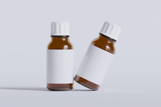 dos pequeñas botellas de líquido marrón con una etiqueta blanca que dice natural