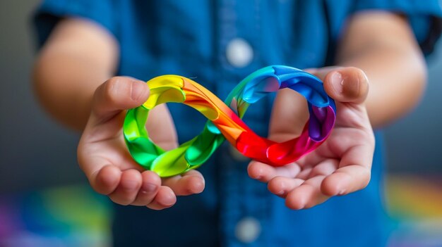 Foto dos personas sosteniendo anillos que tienen el mismo color que el uno