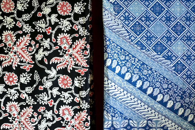 Dos tipos de batik indonesio