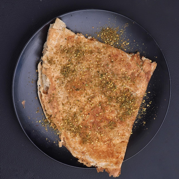 Dosas en un plato fotografía de estudio