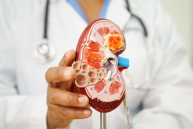 Doutor em doença renal crónica com modelo de tratamento urologia do sistema urinário taxa de filtração glomerular estimada eGFR
