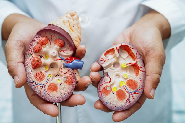 Doutor em doença renal crónica com modelo de tratamento urologia do sistema urinário taxa de filtração glomerular estimada eGFR