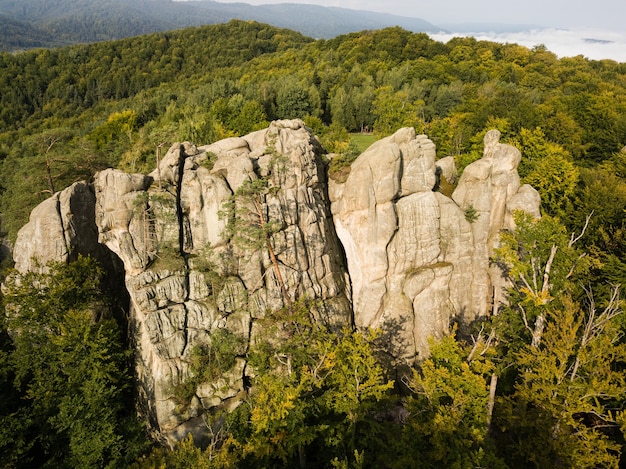 Dovbush Rocks in Bubnyshche