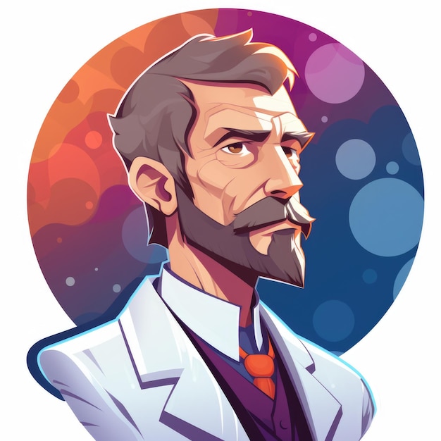 Dr Gregory House Personagem de desenho animado Generative AI