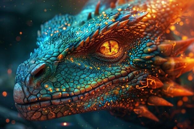 Drachen und Fantasy-Bild der künstlichen Intelligenz