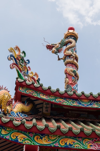 Dragão chinês no santuário