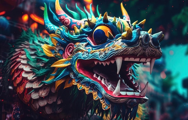 el dragón en el arte popular chino