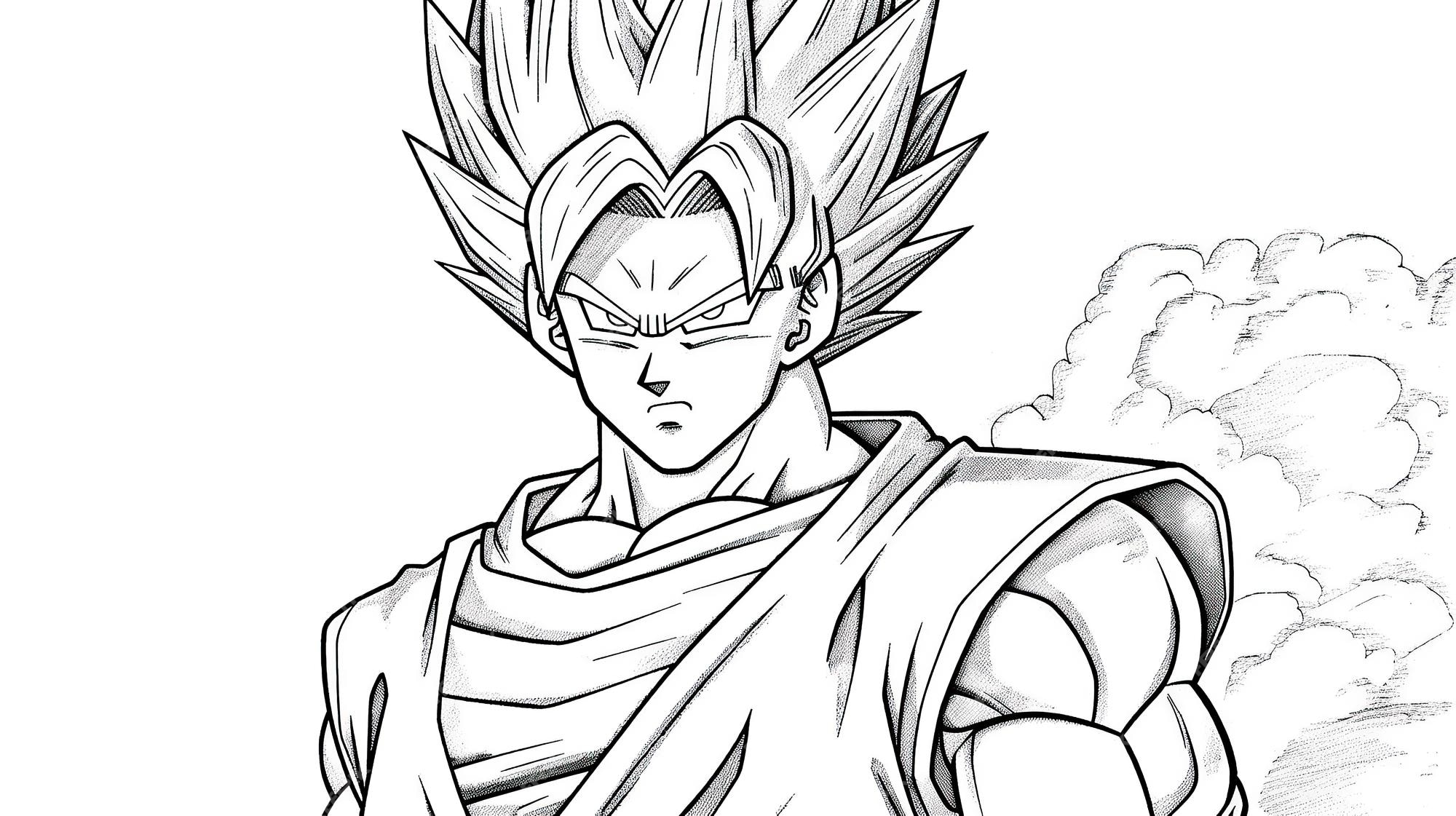 Dibujos para colorear de dragon-ball-z para descargar - Dragon