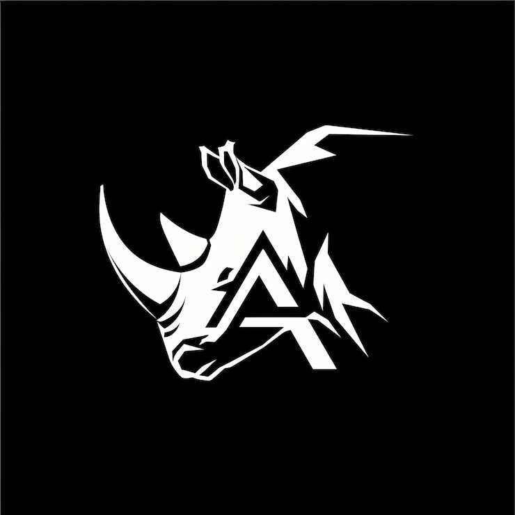 Foto un dragón blanco con una cara blanca y un fondo negro
