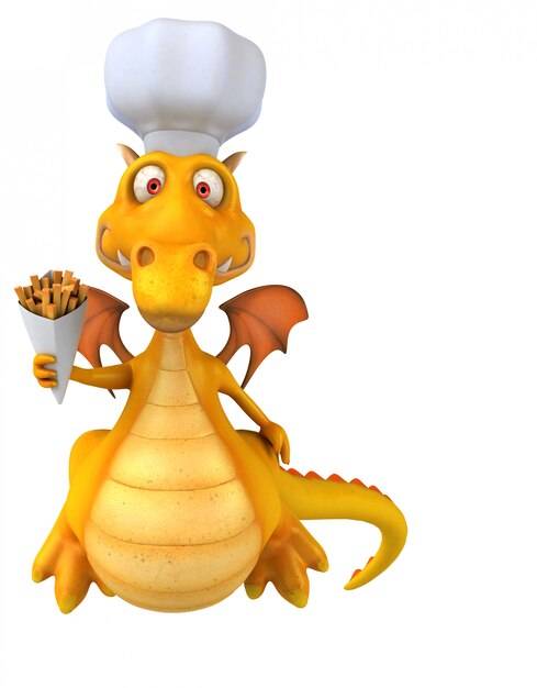 Dragón divertido