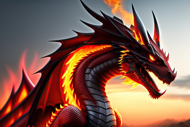 Dragón de fuego