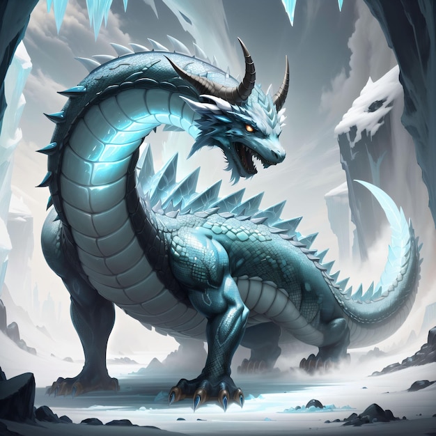 El dragón de hielo.