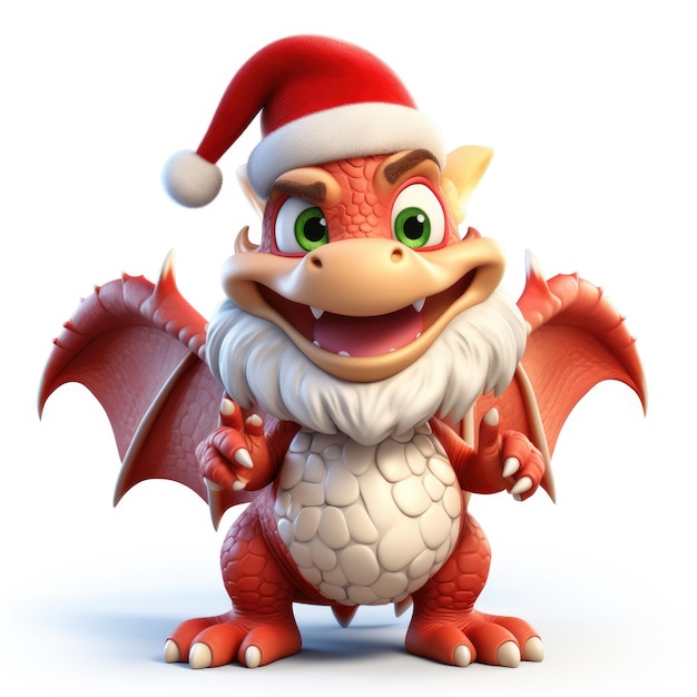 dragón de navidad