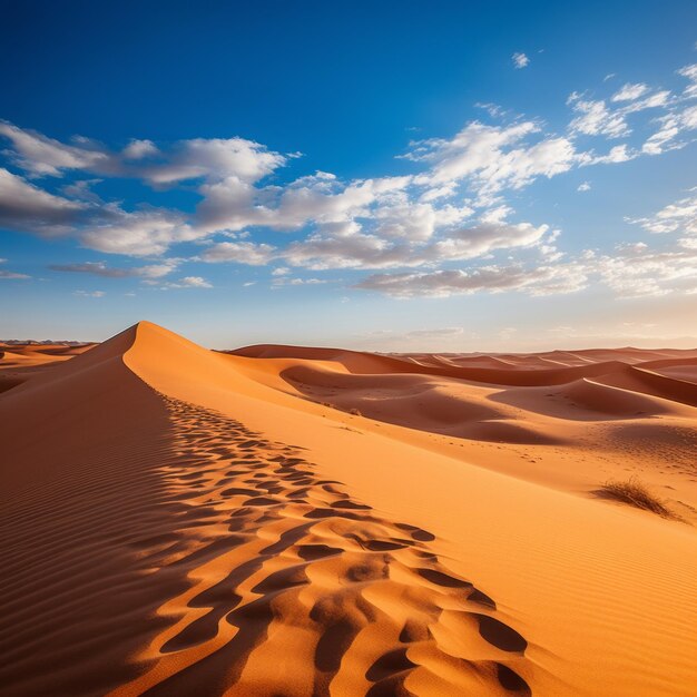 El drama del paisaje desértico se desarrolla en el escenario de la naturaleza