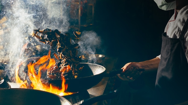 Dramático com culinária