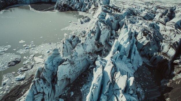 Dramatische Beweise für den Klimawandel, wenn die Gletscher schmelzen