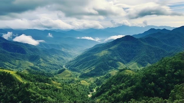 dramatische Landschaft Naturhintergrund