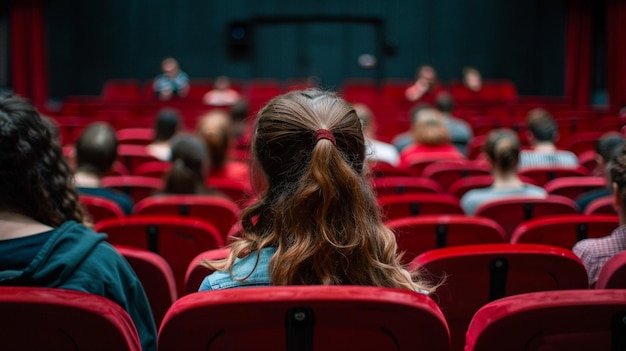 Dramatische Theaterprobe mit Schülern