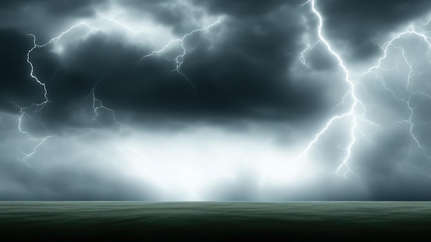 Dramatischer Himmelshintergrund Stürmische Wolken im dunklen Himmel