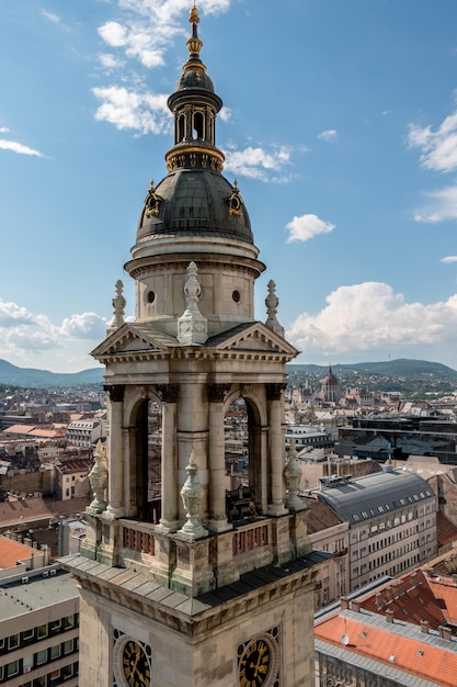 Draufsicht auf die Stadt Budapest Ungarn