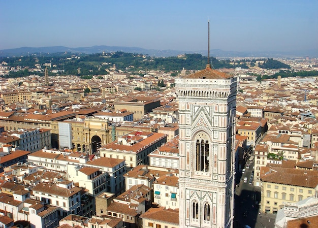 Draufsicht auf die Stadt und die Kathedrale Florenz Italien