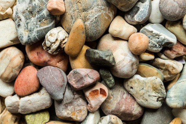 Foto draufsicht auf felsen