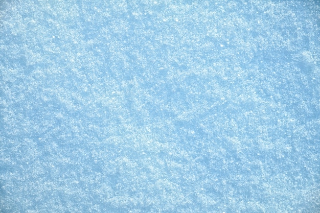 Draufsicht der Schneebeschaffenheit