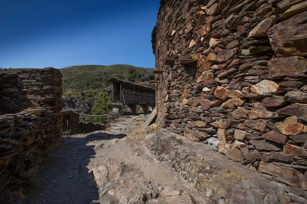 Drave Arouca El pueblo de esquisto oculto Serra da Arada cerca de Serra da Freita Portugal