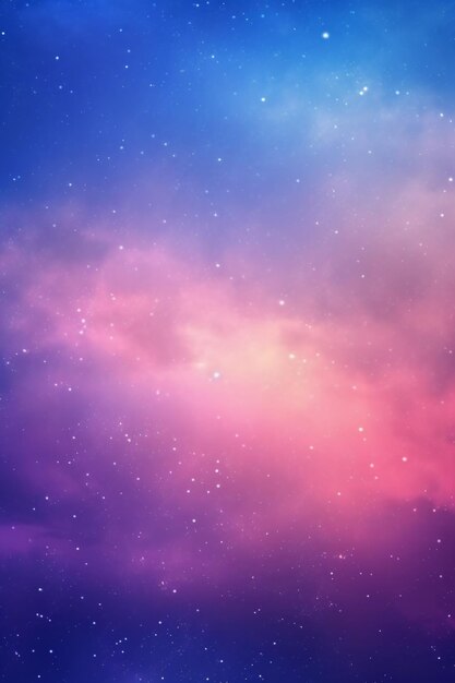 Dreamy starlight un degradado de fondo color claro AI generativo