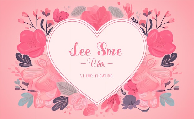 Dreamy Valentine's Elegance Vector Banner mit einer romantischen Palette