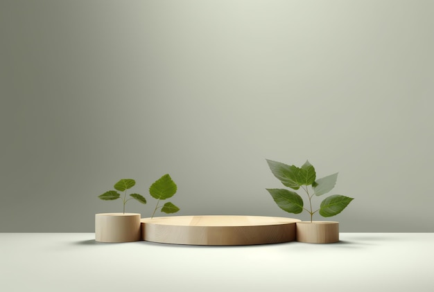 Drei kleine Pflanzen sitzen auf einem Tisch mit weißem Hintergrund.
