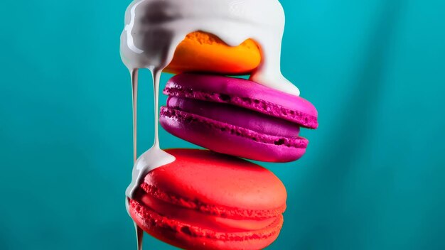 Drei Macarons