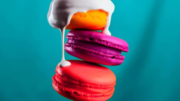 Drei Macarons