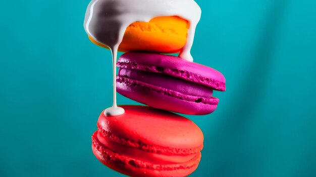 Drei Macarons