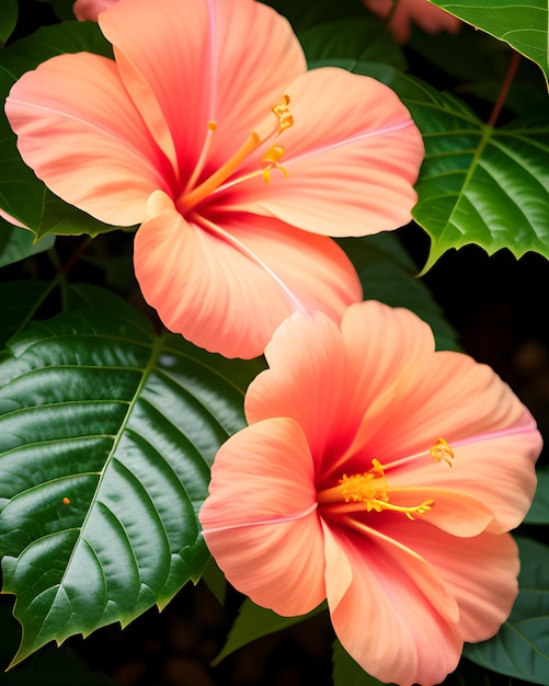 drei orangefarbene Blumen mit dem Buchstaben b darauf