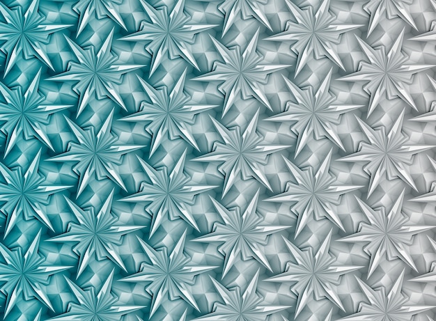 Dreidimensionale Textur komplexer geometrischer Elemente, die miteinander verflochten sind