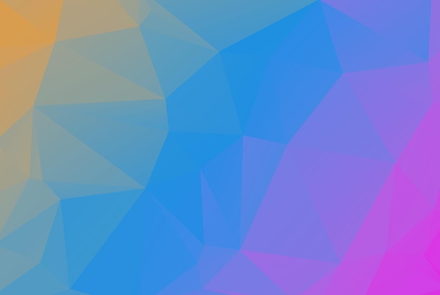 Dreieckmuster mehrfarbige Polygontextur abstrakte Form Hintergrundgrafik