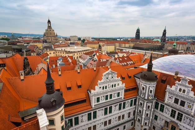 Dresden alemanha rooftop cityscape