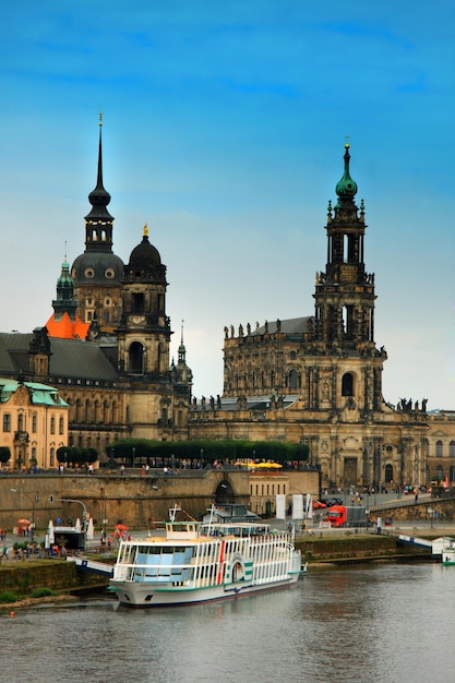 Dresden Deutschland und Elbe