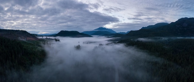 Drohnenlandschaft aus der Luft