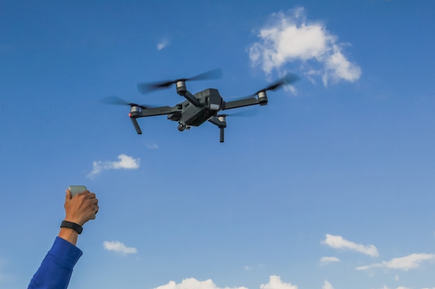 Drone en el cielo