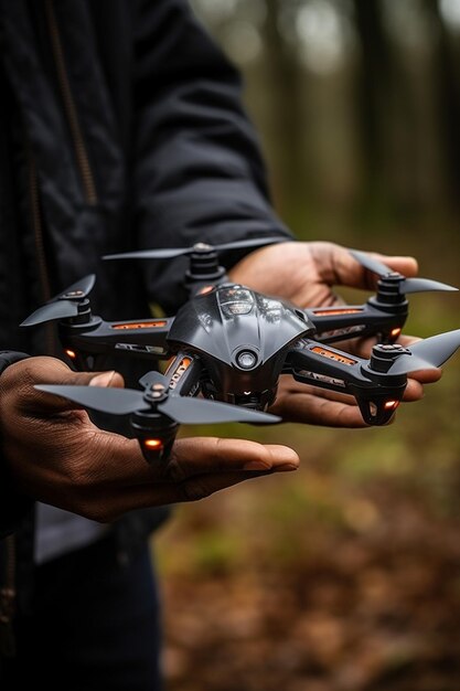 drones contra fundo escuro cópia espaço foto UHD papel de parede