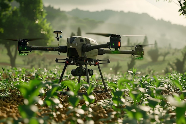 Drones de agricultura inteligente para monitorização da qualidade do solo