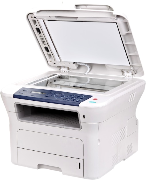 Drucker mit Scanner und Fax - isoliert