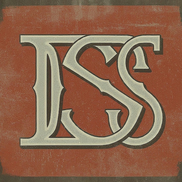 DS monograma logotipo diseño carta texto nombre símbolo monocromo logotipo alfabeto carácter simple logotipo