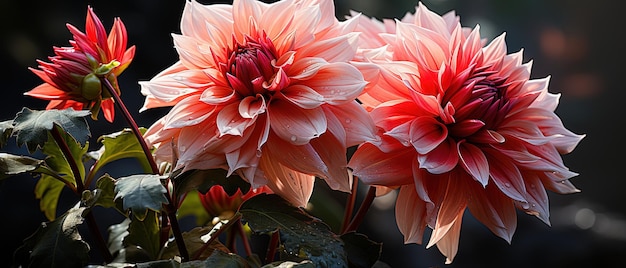 duas flores cor-de-rosa que estão num vaso