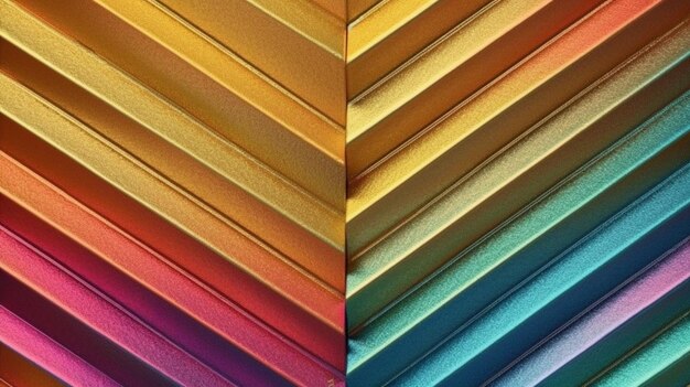 Foto duas linhas de cores diferentes são mostradas nesta imagem generativa ai