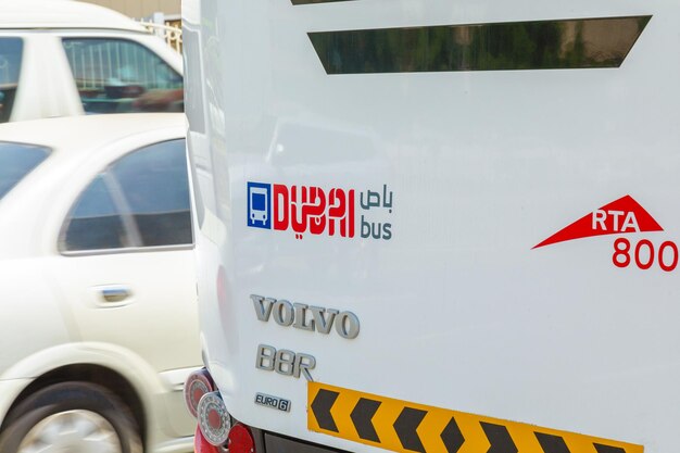 Dubai Emiratos Árabes Unidos 21 de junio de 2023 Autobús de la Autoridad de Carreteras y Transportes en Dubai
