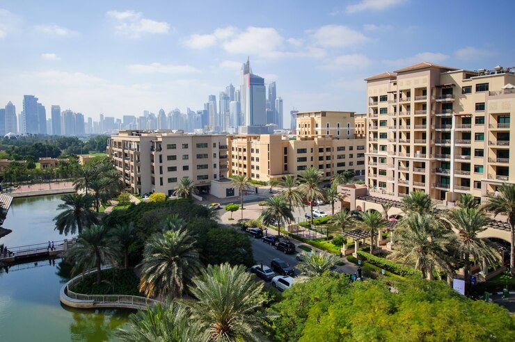 DUBAI, VEREINIGTE ARABISCHE EMIRATE - FABRUAR 04 Die Gemeinschaft der Grünen am 4. Februar 2021 in Dubai