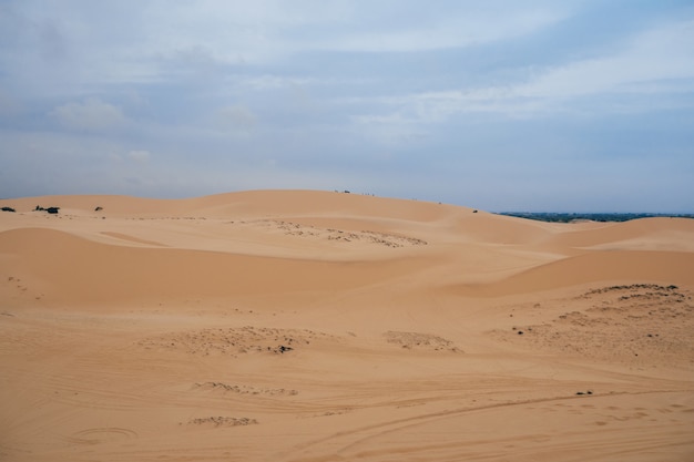 Dünen an einem wolkigen Tag